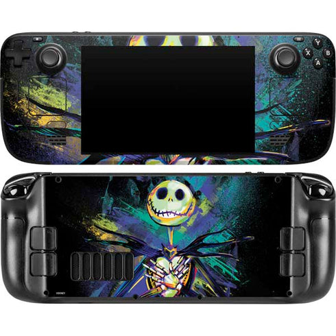 Disney The Nightmare Before Christmas Jack Skellington Art Steam Deck Handheld Gaming Computer Skin